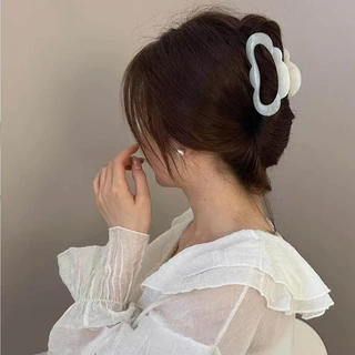 กิ๊บติดผมรูปเมฆสีขาวสีเหลือง Hairpin Headwear อุปกรณ์เสริมเกาหลี