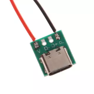 (GOOD) Type-c PCB พร้อมอะแดปเตอร์แปลง Cabel Micro USB เป็น DIP หญิงเชื่อมต่อ Breakout Board สายชาร์จบัดกรีบอร์ด Soet (ใหม่)