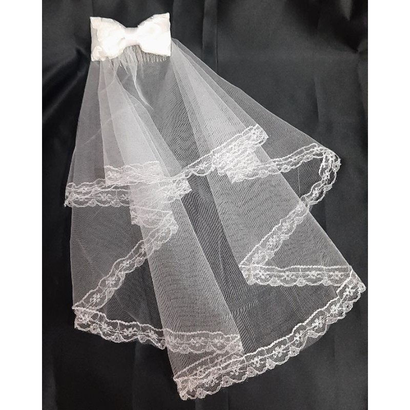 ริบบิ้นม่านกระเบื้อง Sebahu งานแต่งงาน/เจ้าสาว to be btb prop คอสเพลย์ Veil Renda และริบบิ้น Veil sl