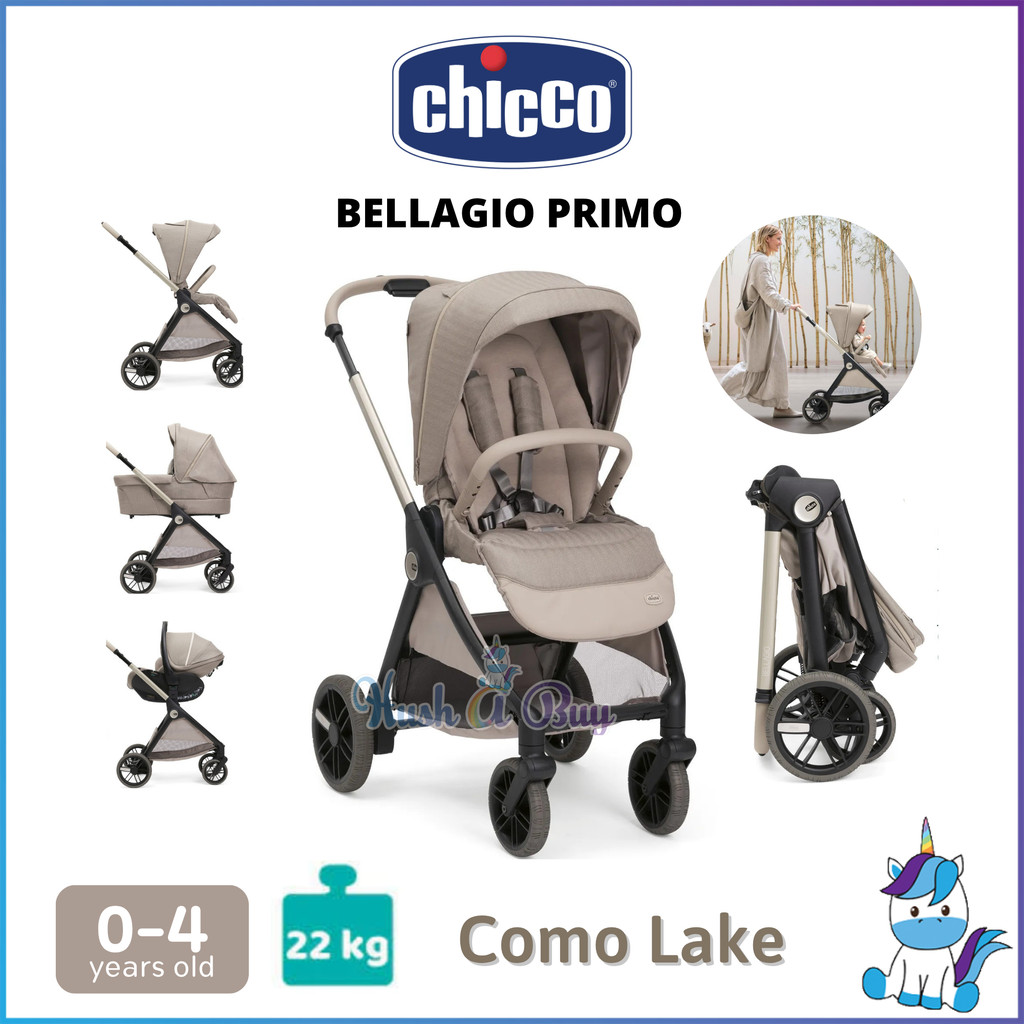 Chicco Bellagio Primo รถเข็นเด็ก Como Lake | ฮูชาบาย