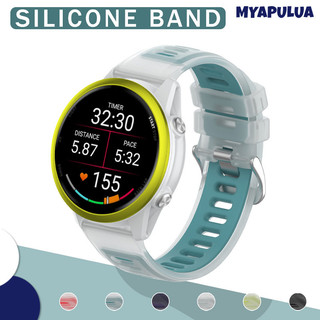 สายรัดซิลิโคน 20 มม. 22 มม. for Smartwatch Garmin Forerunner 570 265 255 165 55 Music/Vivoactive 6 5 4/Venu อุปกรณ์เสริม