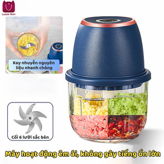 Máy ép tỏi điện, máy băm tỏi, máy xay thịt, có thể sạc lại, tiện lợi, thời lượng pin lâu dài.