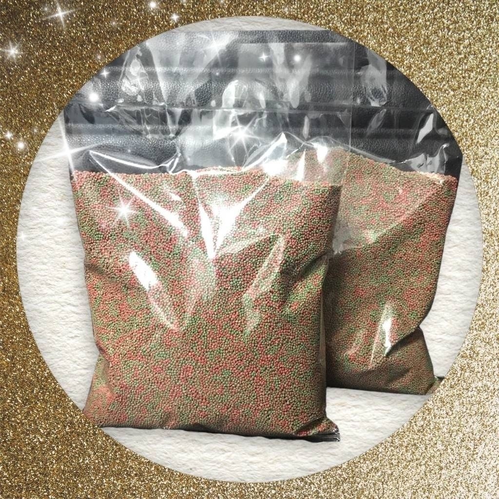 อาหารปลาเม็ดจิ๋ว 500g แบบเม็ดลอยน้ำ ไต้หวัน- เร่งสี เร่งโต- ไม่ทำให้น้ำขุ่น- สำหรับปลาหางนกยูง ปลาทอง ปลาสอด ส่งทุกวัน