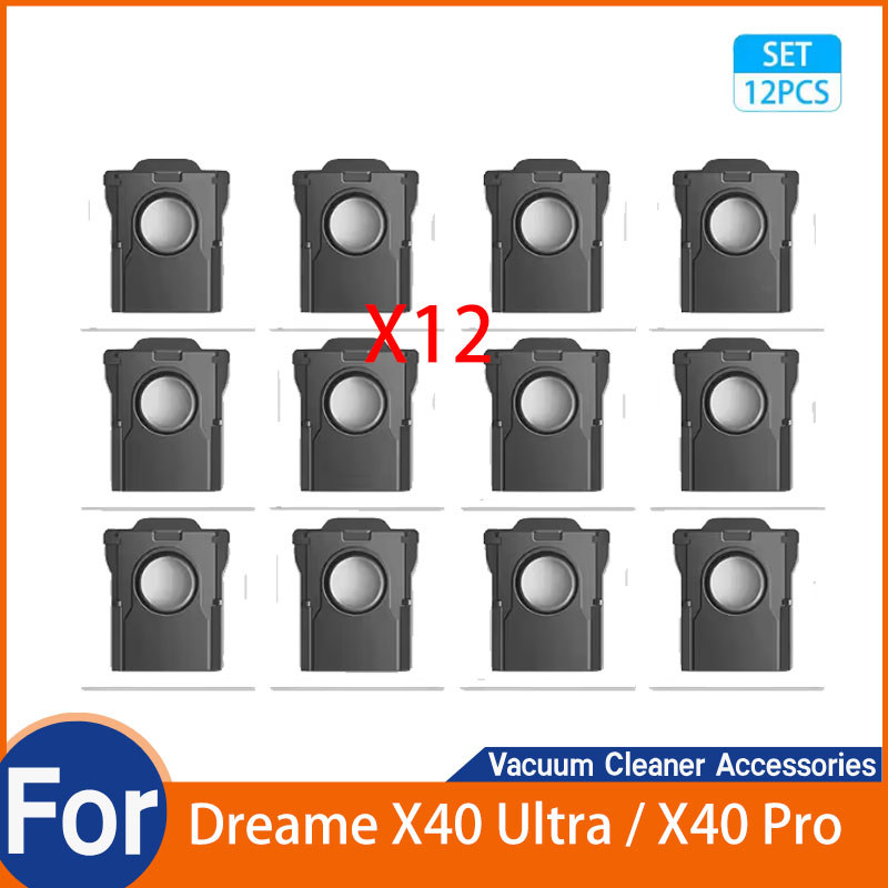 สําหรับอะไหล่ถุงเก็บฝุ่น Dreame X40 Ultra / X40 Pro (12 ชิ้น)