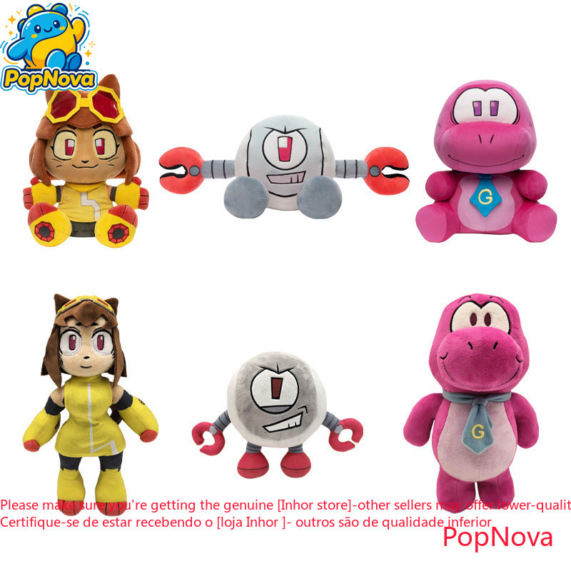 Gameoverse ตุ๊กตายัดนุ่นของเล่นนอนสบายสําหรับของขวัญเด็กตกแต่งบ้านสะสมของเล่นตุ๊กตาการ์ตูน
