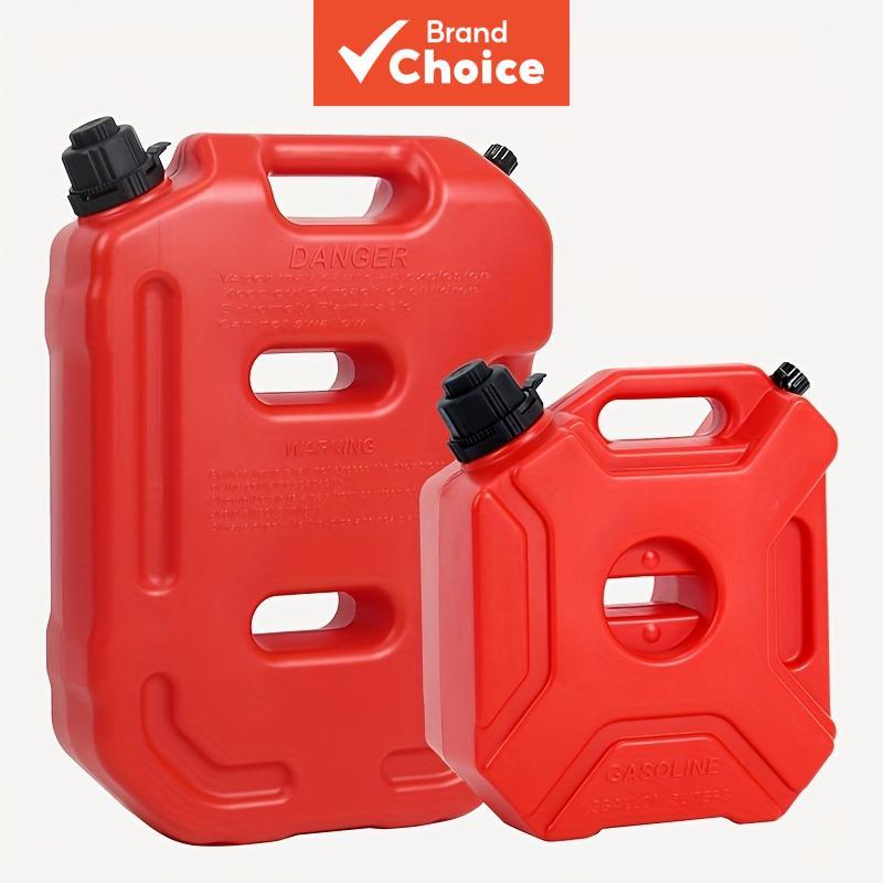 KOETSU ถังน้ํามันเชื้อเพลิงพกพาหนา PE ความจุ 5L/10L สีดําแดง สําหรับเครื่องยนต์เรือ เหมาะสําหรับเรือ มอเตอร์ไซค์ รถยนต์ และเครื่องตัดหญ้า