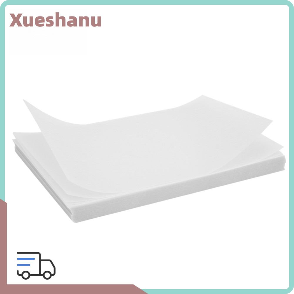 XUESEEE 200 ชิ้น เยื่อไม้บริสุทธิ์ โปร่งแสง กระดาษลอกลาย A4 น้ําหนักเบา สําหรับศิลปิน