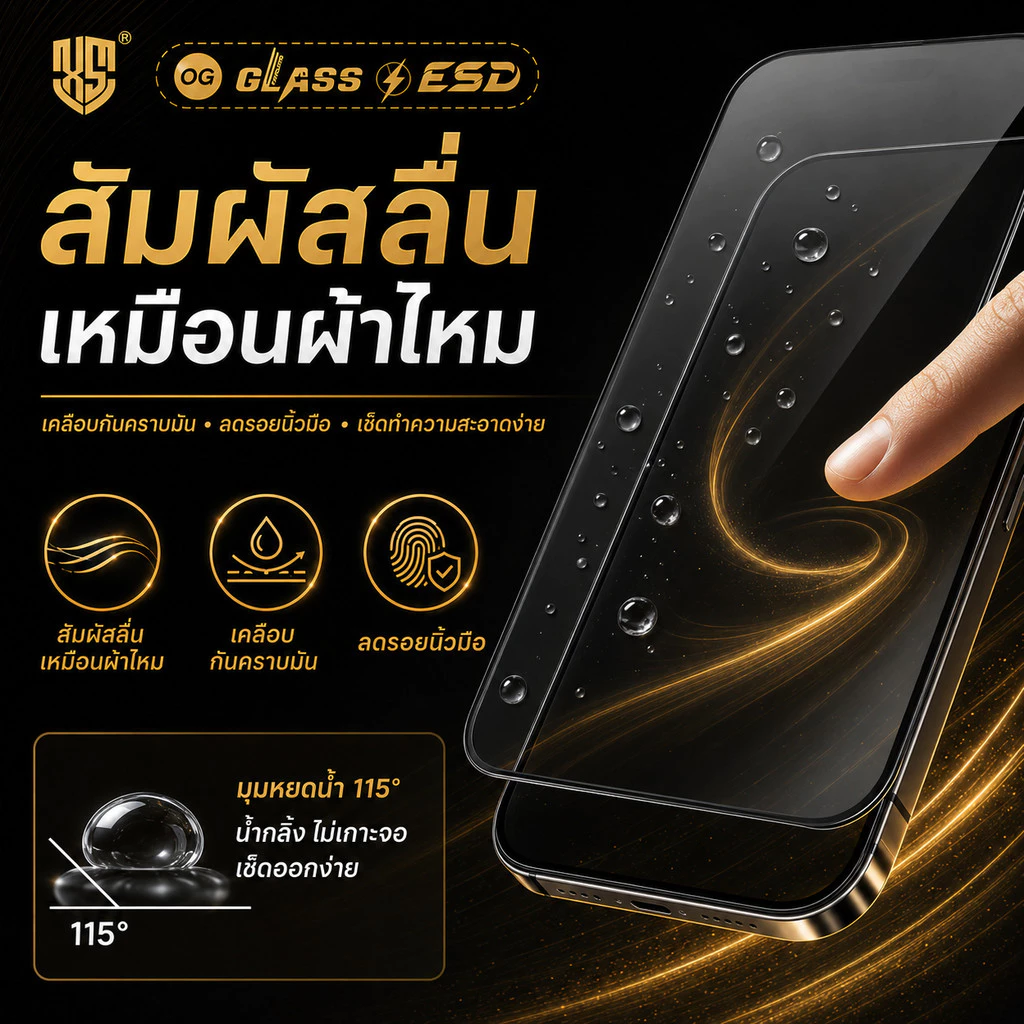 ฟิล์มกระจก Samsung เต็มจอ A10/A15/A34/A35/A55/A71/A51/A20/A05/A05S thumbnail 5
