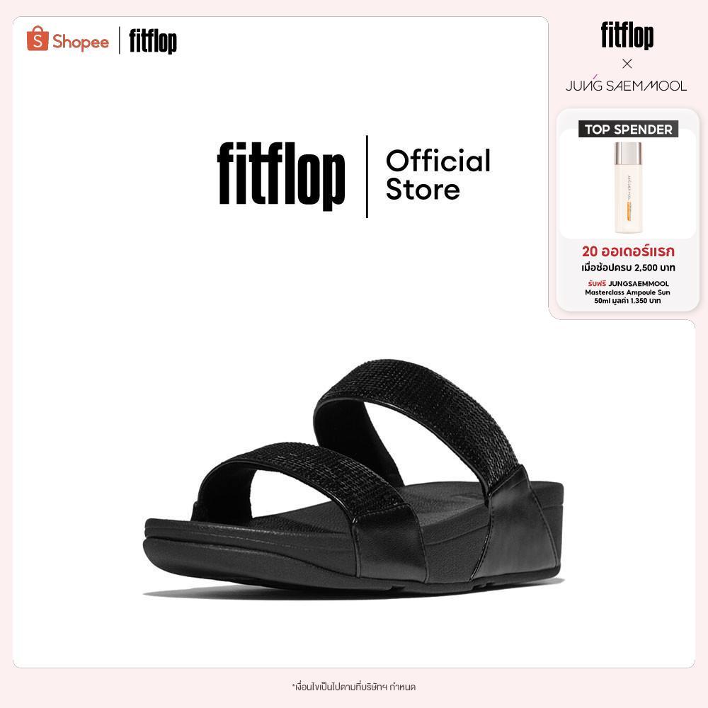 FITFLOP LULU SEQUIN SLIDES รองเท้าแตะผู้หญิง รุ่น JF2-090 สี BLACK
