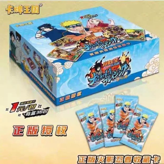 การ์ด อาณาจักร การ์ดนารูโตะ หนึ่งกล่อง 36 แพ็คขายร้อนการกวาดล้าง