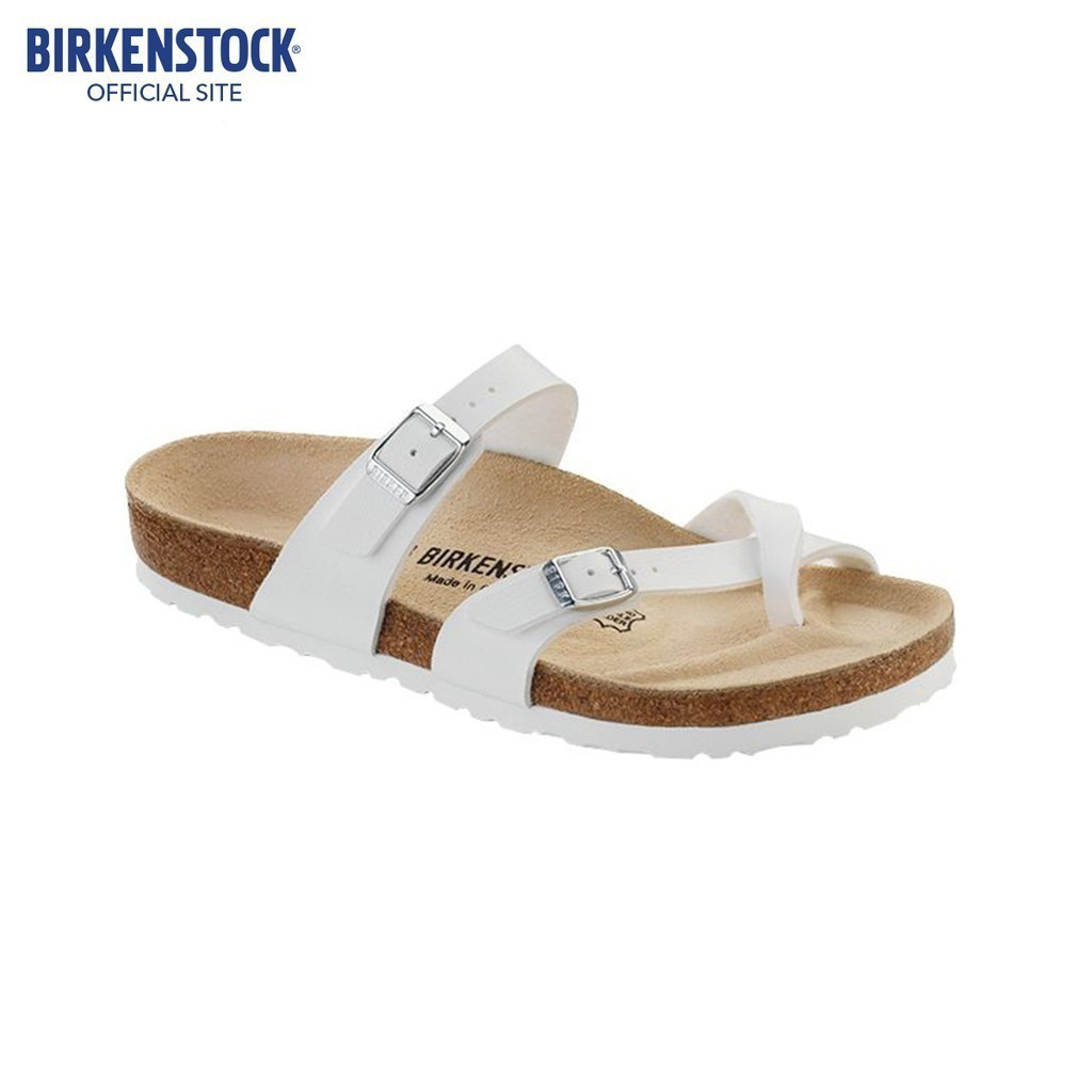 ของแท้ Birkenstock Mayari BF รองเท้าแตะ unisex สีขาว สีขาว 71051 (regular) แพ็คเกจสวย