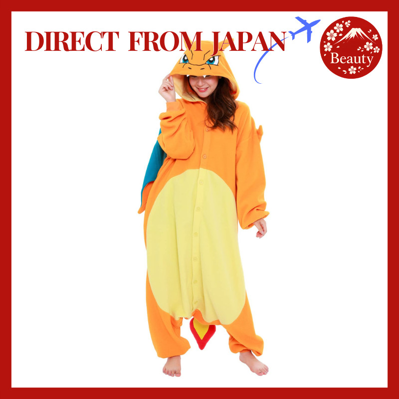 Pokemon Charizard Kigurumi Adult Unisex Onesie Pajamas Cosplay Loungewear【Japan】
