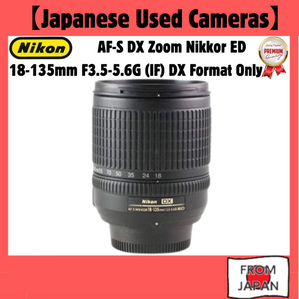 Nikon AF-S DX Zoom Nikkor ED 18-135mm F3.5-5.6G (IF) Nikon DX Format Only Telephoto Zoom Lens Pre-Ow