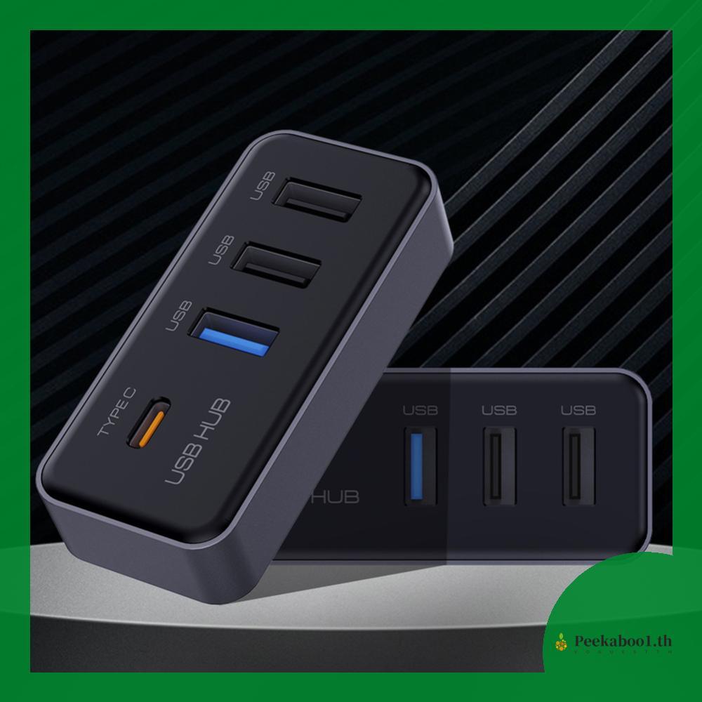 [Peekaboo1.th] กล่องถุงมือ 4 พอร์ต USB Hub Docking Station อะแดปเตอร์ USB สําหรับ TESLA รุ่น 3 รุ่น 