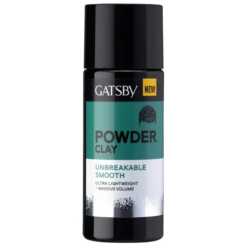 แกสบี้พาวเดอร์เคลย์อันเบรคเคเบิลสมูท 20กรัม Gatsby Powder Clay Unbreakable Smooth 20g. [หมายเลขบาร์โค้ด 8992222056700]