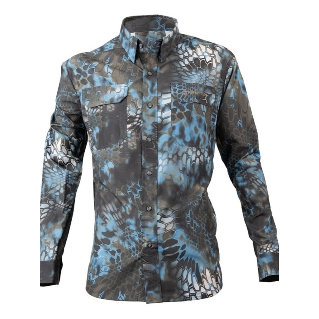 KRYPTEK Python ANEMOS Kamikaze เสื้อเชิ้ตแขนยาวฤดูร้อนชายยุทธวิธีกลางแจ้ง Python รูปแบบ Multi-Terrai