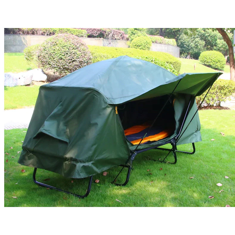NewOff Ground Cot เต็นท์ Ultralight เต็นท์พับ Camping Cot เตียงกันน้ํา Cot เต็นท์ thumbnail 4