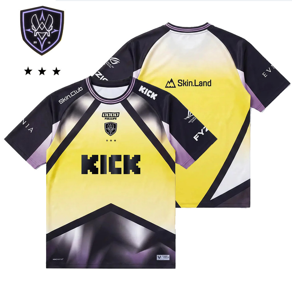 Team Vitality Esports Club 2026 ฤดูร้อนใหม่ชุด CS2 Pro League Training Jersey ZywOo ชายเสื้อ