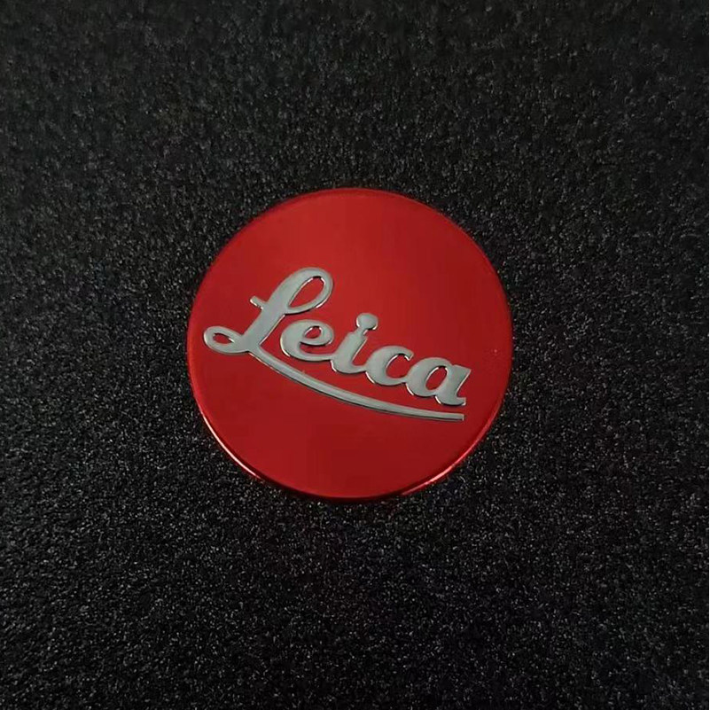 LEICA LEICA เหมาะสําหรับกล้อง SLR DIY สติกเกอร์โลหะโลโก้สติกเกอร์ด้านหลังมือตกแต่งสติกเกอร์โลหะ