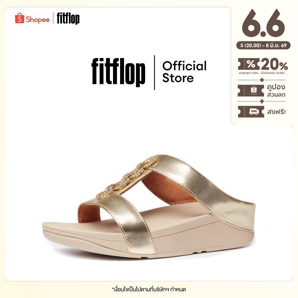FITFLOP FINO รองเท้าแตะแบบสวมผู้หญิง รุ่น CH1-675 สี Platino