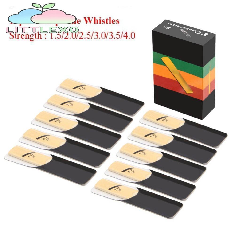 LITTLEX แซ็กโซโฟนนกหวีด, 10 ชิ้น Bb Clarinet Reed, Reed Strength Alto Bb Tone Clarinet