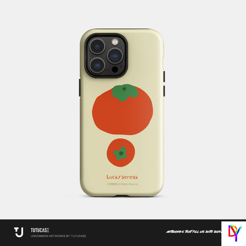 Lucky strak ลูกพลับ iphone 16/17promax เคสโทรศัพท์ Iphone15/16Pro ฟิล์ม 2-in-1 14/13Promax 12/11promax 7/8Plus Xsmax เคสป้องกันการตกสองชั้น
