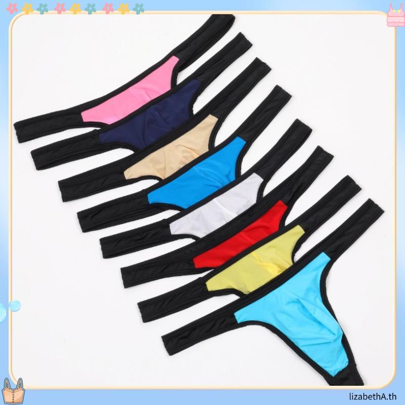 YearnWear Duo Color Men Thong ชุดชั้นในบิกินี่ Brief Men G String Jockstrap Men