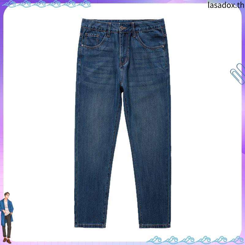Mc JEANS กางเกงยีนส์ กางเกงขายาว กางเกงยีนส์ แม็ค แท้ ผู้ชาย ทรงขาตรง สียีนส์ ทรงสวย คลาสสิค MBI2144