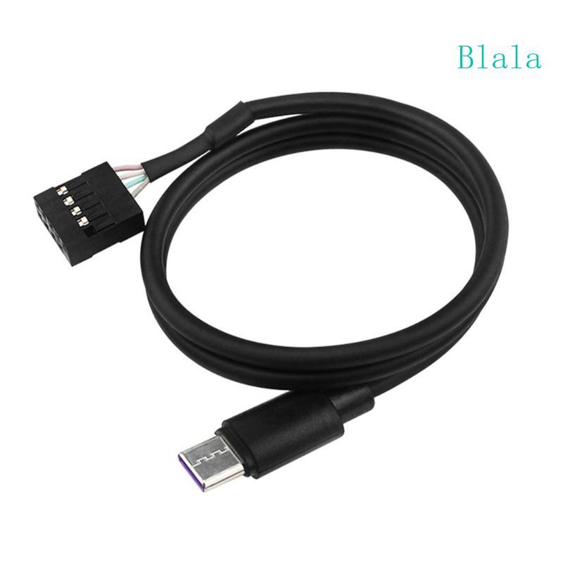 Blala Secure Connection 9Pin To Type C สายไฟสําหรับอุปกรณ์เสริมคอมพิวเตอร์