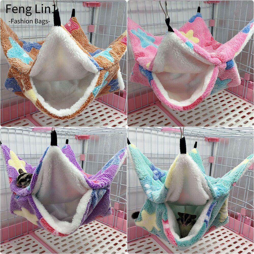 FLIN เปลญวนสัตว์เลี้ยงแฟชั่นแขวนเตียงกระรอกตุ๊กตา