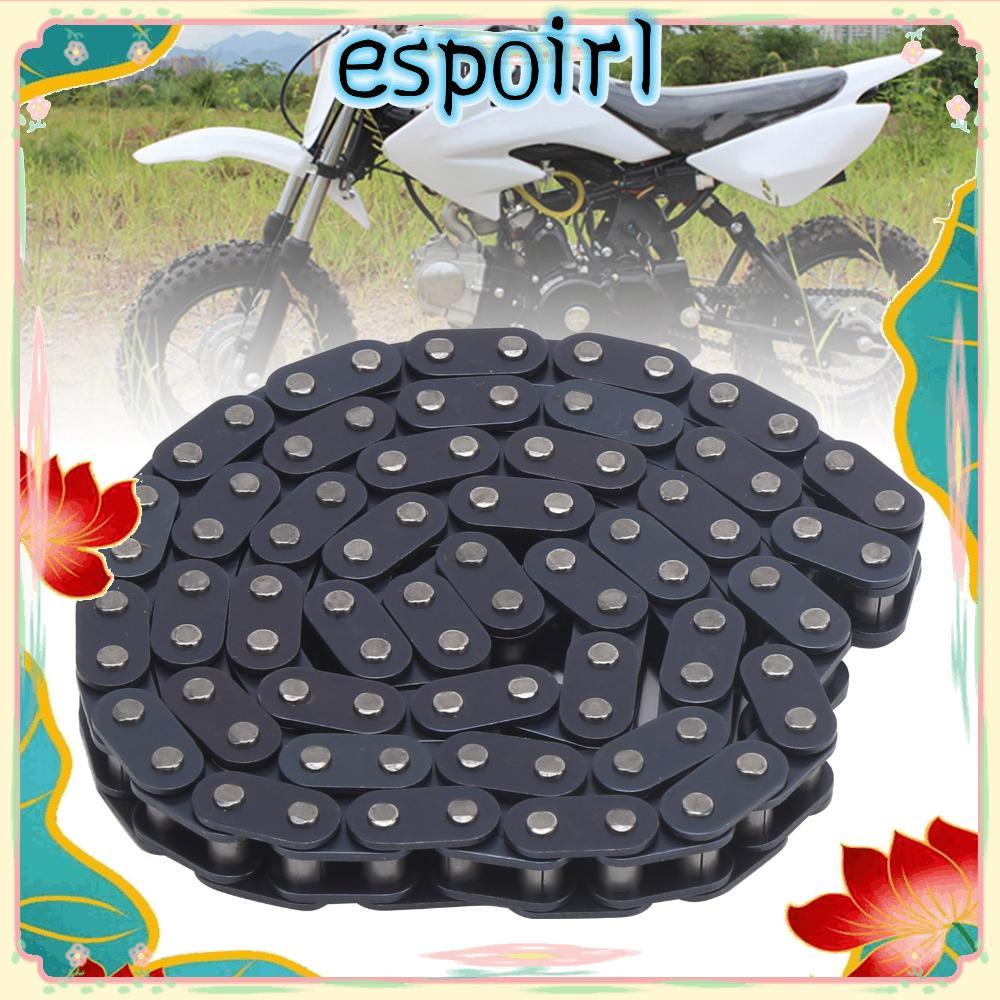 ESPOIR Mini Dirt Bike Chain,เหล็กเปลี่ยนส่วนT8F Chain,ทนทาน 96 Linksสีดํามอเตอร์เฟืองโซ่Mini Dirt Bi