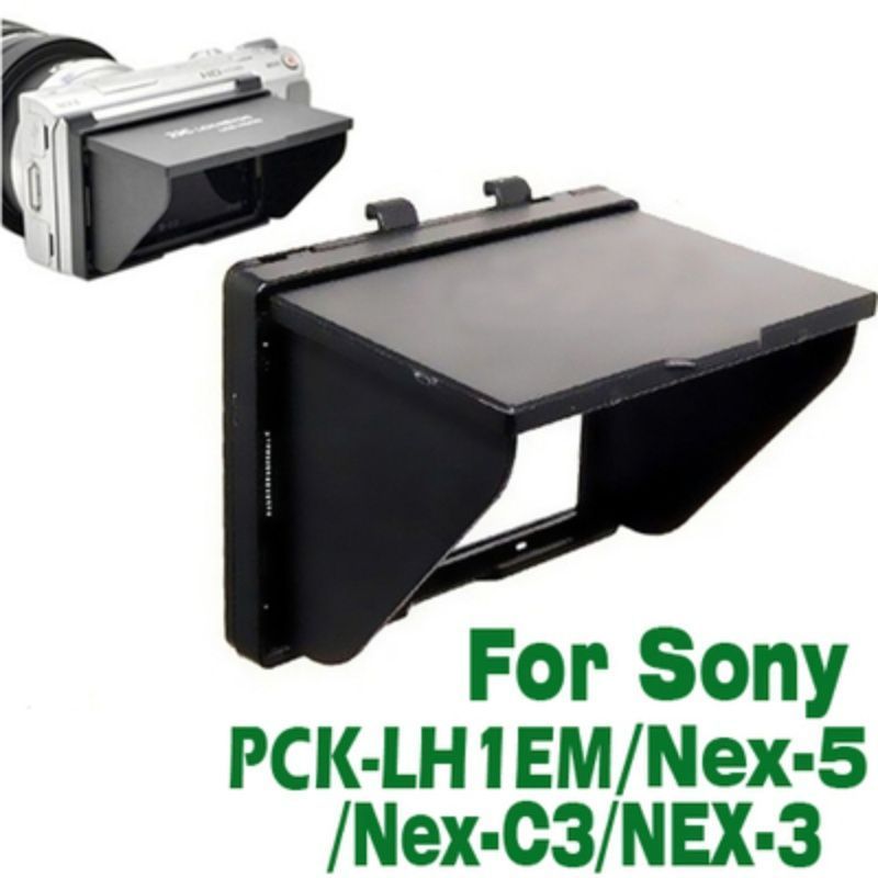 [ประหยัดสุดๆ] ฮูดหน้าจอ LCD ม่านบังแดด Sony NEX-5 NEX-3 NEX-C