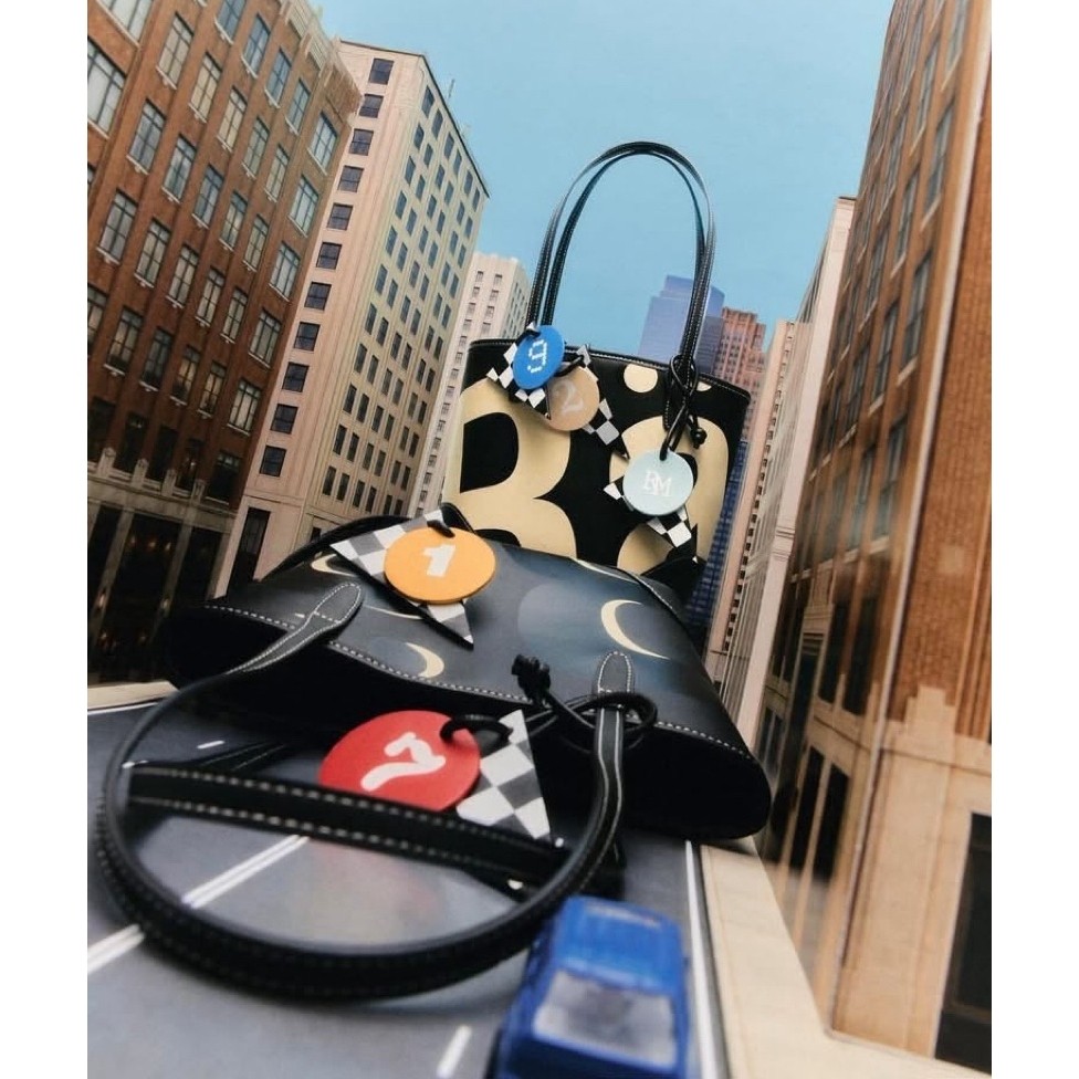 (พร้อมส่ง)ของแท้ กระเป๋า Rally Mini Leather Toteคอลเลคชั่นพิเศษจากการ Collaboration ระหว่าง Rally x MINI Millennium Auto