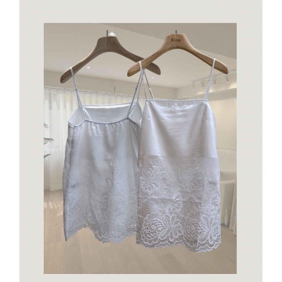 tshop เสื้อลูกไม้ White pearl (เฉพาะเสื้ออย่างเดียวค่ะ)