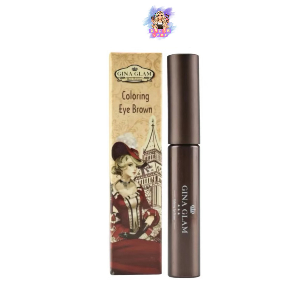 Gina Glam Coloring Eye Brown มาสคาร่าคิ้ว 7 กรัม G38