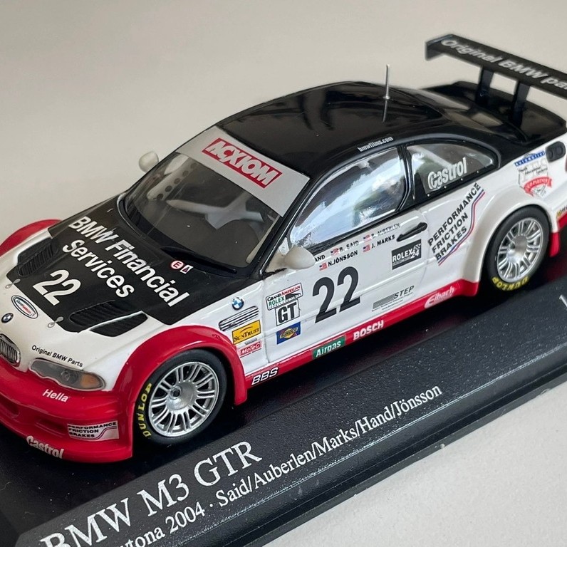 [สต๊อกพร้อม หากคุณมีคําถามใด ๆ ติดต่อ] 1/43 Mini Cut BMW M3 GTR E46