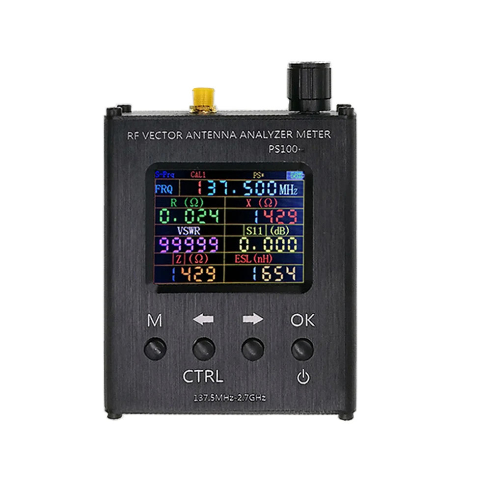 ในสต็อก UV RF Vector Impedance SWR เครื่องวิเคราะห์เสาอากาศ PS100 140-2700MHz ที่คล้าย N1201SA