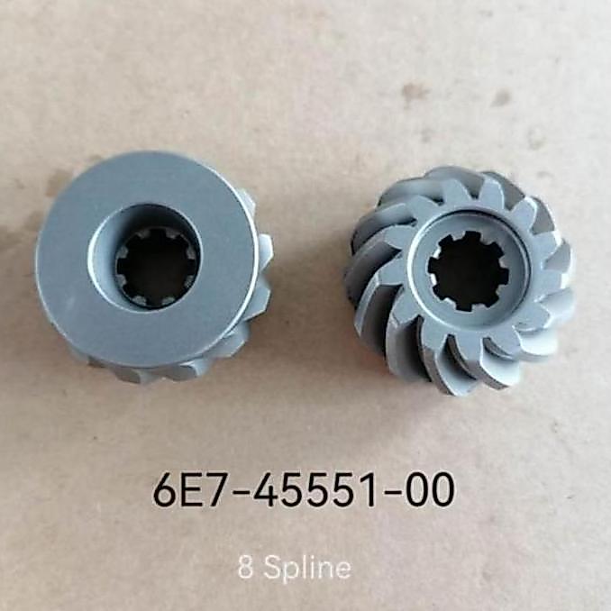 MESIN 6E7-45551-00 Pinion Gear (8 Gears) Heart Gear อะไหล่สําหรับ Yamaha 15Pk เครื่องยนต์นอกเรือ