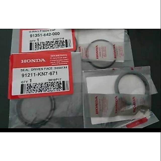 SIL 4 ชิ้น KIT DRIVEN FACE SET 91211-KN7-671 ORING 91351-642-000 GR1 SILPULLY FACE SET DRIVEN CVT VA