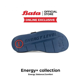 Online Exclusive Bata บาจา Energy+ รองเท้าแตะแบบสวม สำหรับผู้ชาย สีน้ำเงิน 8619564 สีดำ 8616564 สีน้ำตาล 8614564