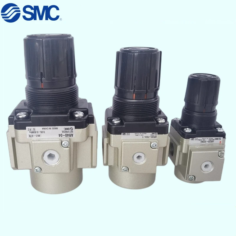 SMC วาล์วหมุนเวียนลดความดัน AR20/AR30/AR40-01/02/03/04/B/G/BG/E/BE/H