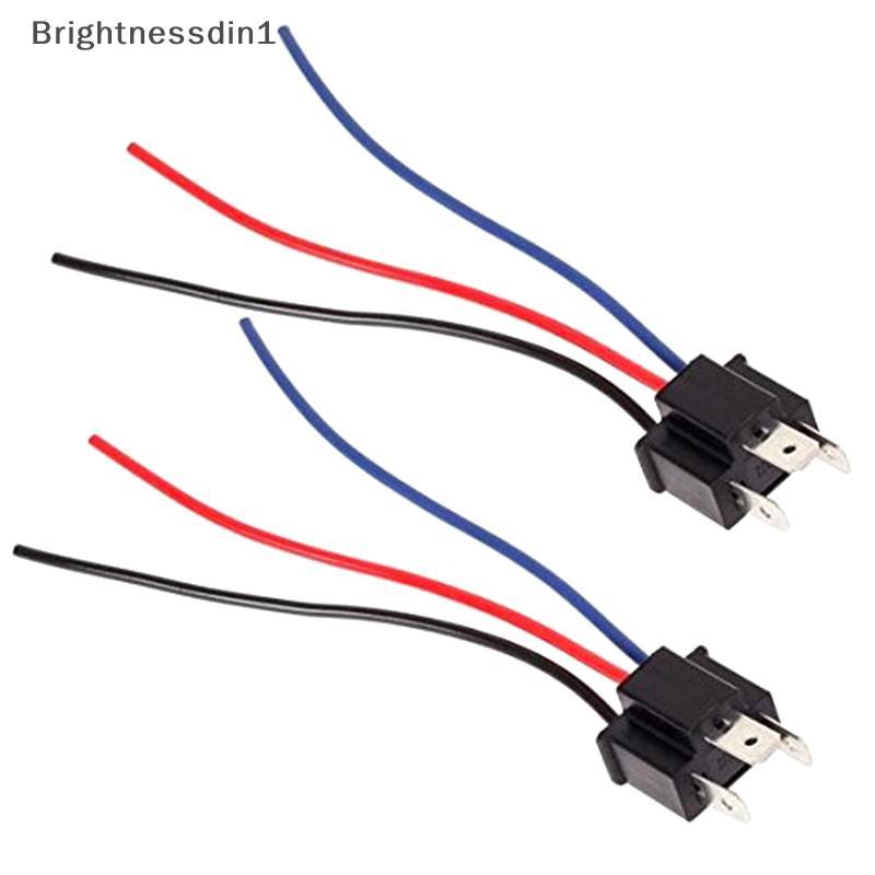 [Brightnessdin] 9003 H4 หลอดไฟ Soet ชายอะแดปเตอร์เชื่อมต่อไฟหน้ารถหมอกโคมไฟอะแดปเตอร์ชาย Soet สายสาย