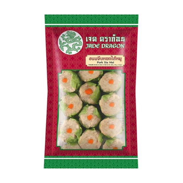 เจดดราก้อน ขนมจีบหยกไส้หมู Jade Dragon Steamed Pork Dumpling 240g.