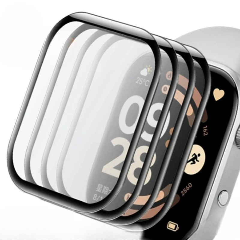 สําหรับ Redmi Watch 6 5 4 3 Lite Active Move Screen Protector 3D โค้ง HD Anti-scratch Cover Full Coverage ฟิล์มป้องกัน