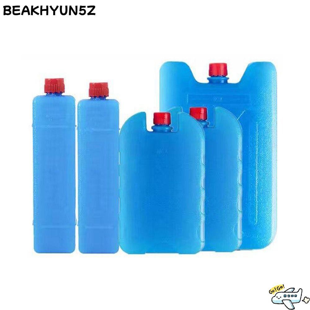 BEAKHYUN5Z กล่องคริสตัลน้ําแข็ง 1/2/3 ชิ้น, กล่องน้ําแข็ง PE เครื่องทําความเย็น, นํากลับมาใช้ใหม่ได้เก็บสด, กล่องทําความเย็น