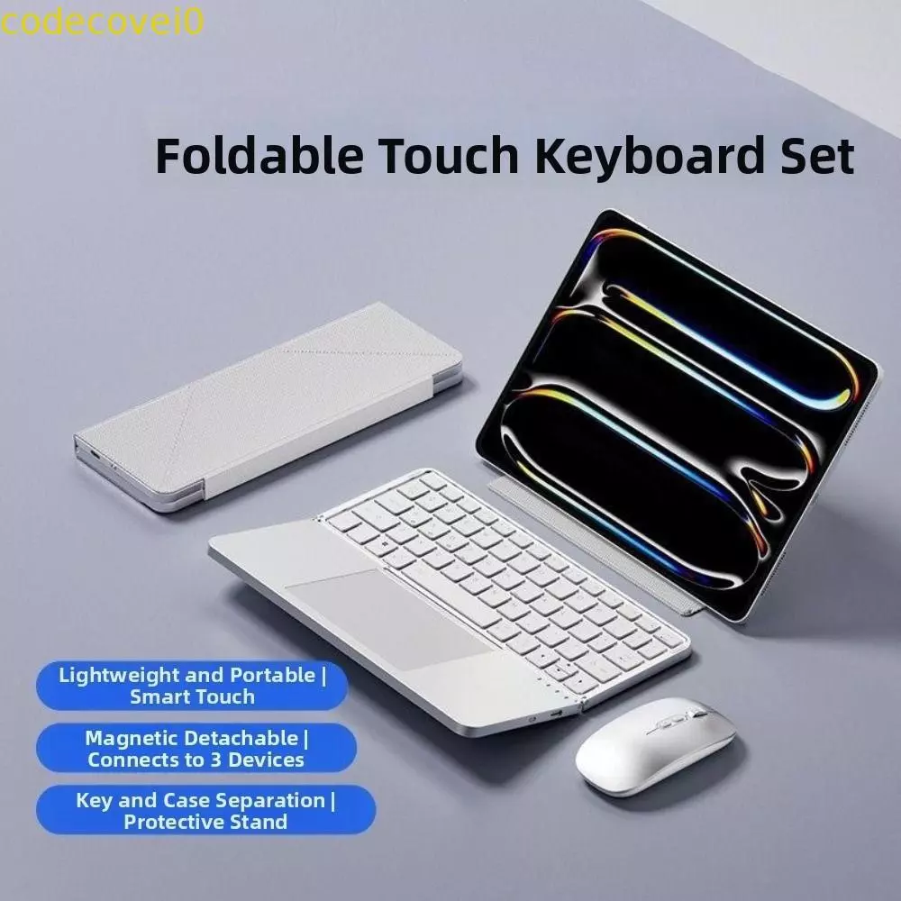 CODECOVEI คีย์บอร์ดบลูทูธ 5.3 ไร้สาย พับได้