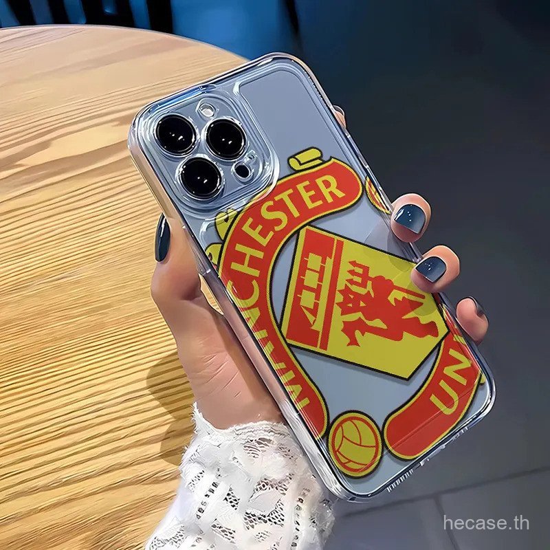 เคสโทรศัพท์โปร่งใสสไตล์ใหม่Retroโลโก้แนวโน้มเหมาะสําหรับiPhone 14 15 16 promax xr xs 11promax 12promax 13pro 17promax 15pro 14Plusยืดหยุ่นShock-Resistantกรณี