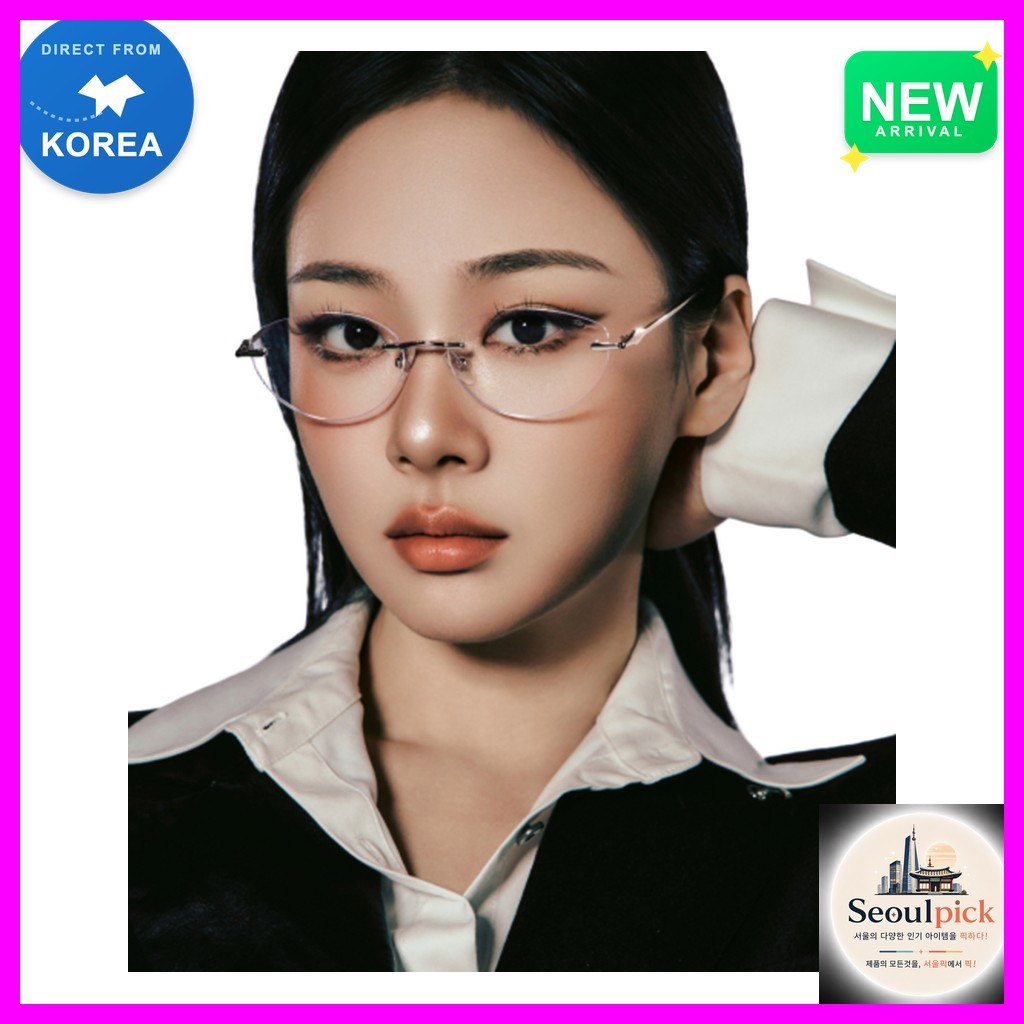[riety] แว่นตา MAREN C1 สีเงิน 1 ชิ้น / แว่นตาเกาหลี / กรอบสีเงินเงา / ของแท้ 100% โดย seoulpick8