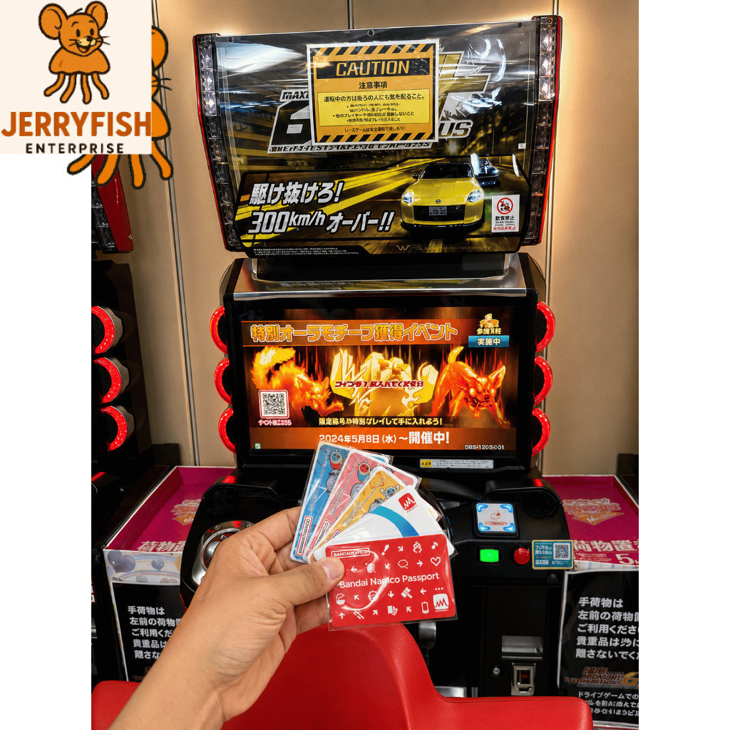 ญี่ปุ่น BananaPassport Aime e-Amusement IC Card Wangan Midnight