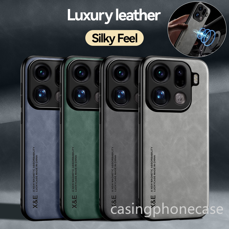 เคสโทรศัพท์สําหรับ ﻿OPPO Find X9 X9Pro X9s X9sPro X Pro s Ultra 5G 2026 ปลอกหนังหรูหรา Silky Feel กันกระแทกเต็มป้องกันฝุ่น Anti Fall Drop ฝาหลังเคสโทรศัพท์